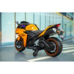 Kids Motorcycle 12V Motorcycle For Kids 3 4 5 6 Years Boys Girls 12v7ah Kids Motorcycle Ride On Toy With Training Wheels Manual Throttle  Drive By Hand Lighting Wheels - Image 4