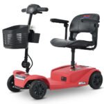 Foldable Seated EScooter W250W Motor  Dual LED Lights