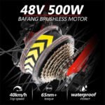 Red 500W Electric Ebike - 27.5 Inch Electric Mountain Bicycle 48V 27 Speed - Bafang Motor - Image 3