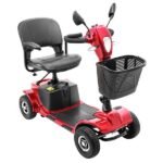 4-wheel Electric Scooter With Basket And Extended Battery - Banned Temu