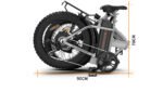 20x4.0 Inch Foldable Fat Tire Electric Bike 48V 12.5AH Extended Range Dual Disc Brakes  Fenders - Image 4