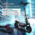 Electric Scooter With Seat, 6000W Power Dual Motor Top Speed 50MPH 60V 35Ah Battery 50 Miles Range, 11 Inch Off-Road Tires For Street Commuting And Limit Offroad - Image 7