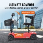 Foldable Seated EScooter W250W Motor  Dual LED Lights - Image 7