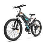 26x2.35 Inch E-Bike  48V 500W Rear Motor  15AH Lithium Battery  Front Suspension & Dual Mechanical Disc Brakes