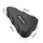 Modified Electric Mountain Bike Triangular Plastic Shell Lithium Battery Pack - Image 5