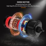 36V 500W Foldable Fat Tire E-Bike 20x4.0 Inch Commuter Bike ,13AH Lithium Battery, FR Disc Brake & 866 LCD Display - Image 8