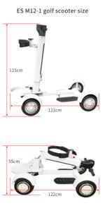Four Wheel Golf Electric Folding Light Longboard Lawn Course Scooter - Image 6