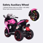 12V Kids Electric Motorcycle ,ride On Motorcycle,Three Lighting Wheels Kids Electric Toys Boys Girls Motorcycle, Children Battery Motor Bikes Rechargeable 3 Wheels Ride On Electric Motorcycle - Image 9