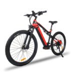 Red 500W Electric Ebike - 27.5 Inch Electric Mountain Bicycle 48V 27 Speed - Bafang Motor - Image 10