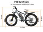 Foldable 20x4.0 Fat Tire E-Bike For Commuting - 500W Motor, 36V 13AH Battery, LCD Display & Dual Disc Brakes - Image 9