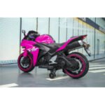 Kids Motorcycle,12V Motorcycle For Kids 3 4 5 6 Years Boys Girls 12v7ah Kids Motorcycle Ride On Toy With Training Wheels  Manual Throttle  Drive By Hand Lighting Wheels - Image 8