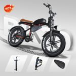500W 20inch Fat Tire Electric Bike With 45kmh Top Speed & 45km Range
