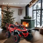 Ride On Models Truck Car 12V Kids Electric Vehicles, Remote Control, Front & Rear Shock Suspension, 2 Seater UTV, Flashlights And A Built-in Music Player, For Age 3-6 Years Old - Image 3