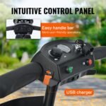 Foldable Seated EScooter W250W Motor  Dual LED Lights - Image 4